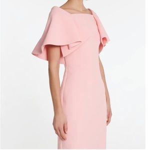 Safiyaa London Pink Eve Crepe Dress